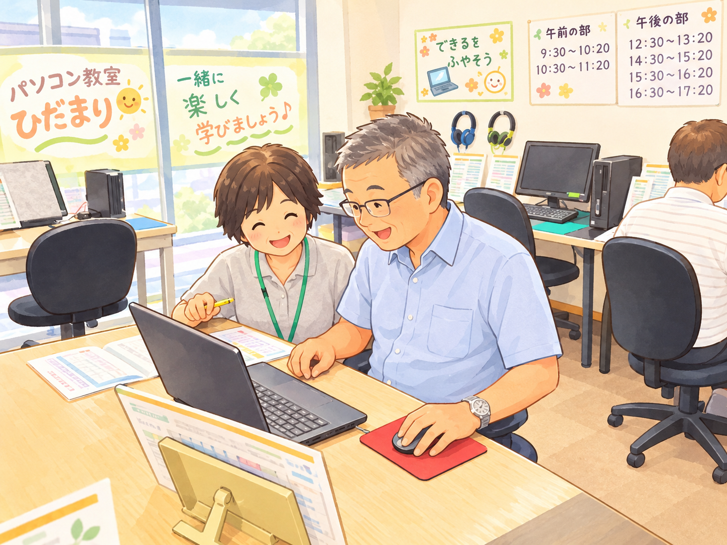 【パソコン始めてみませんか？】ひだまり高島教室